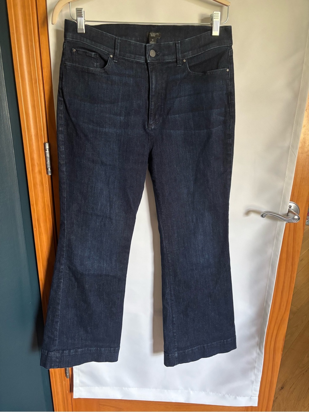 Ann Taylor Factory Indigo Flare Jeans
